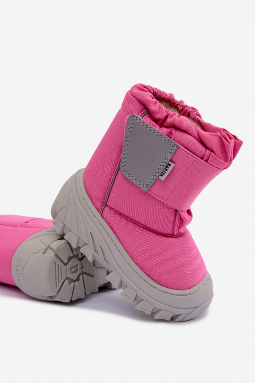 Kinder Schneestiefel mit Klettverschlüssen Bartek 11626012 in Rosa