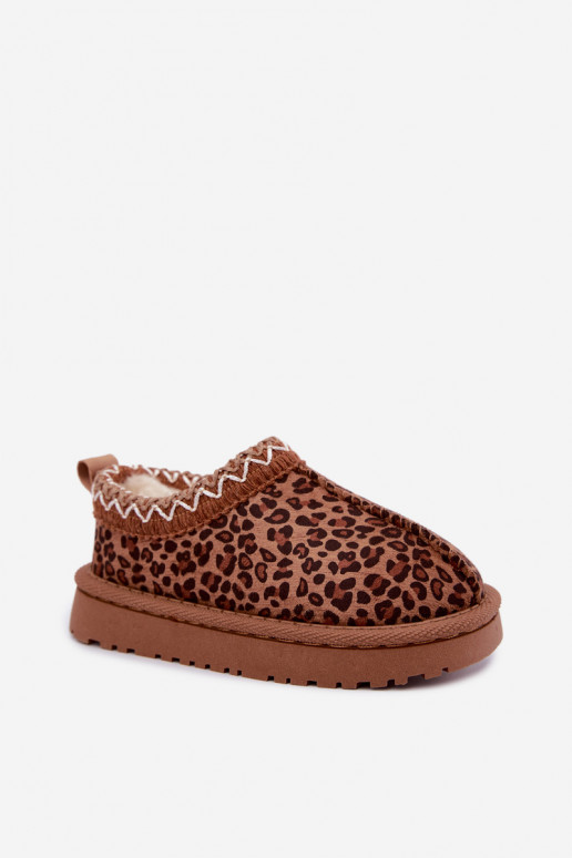 Kinder Schneestiefel mit Leopardenmuster Ysmerine
