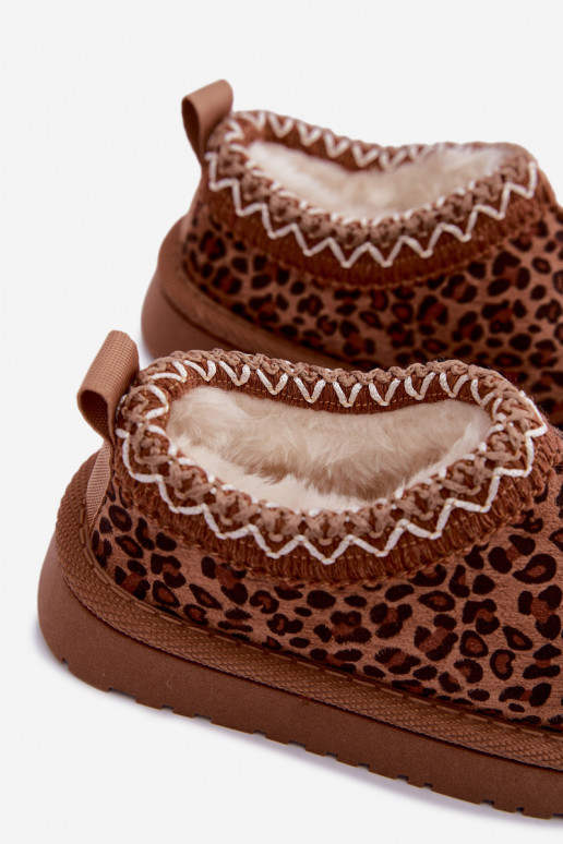 Kindersneeuwlaarzen met leopardprint Ysmerine