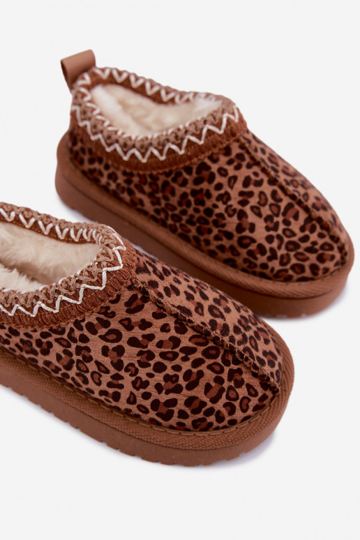 Bottes de neige pour enfants avec imprimé léopard Ysmerine