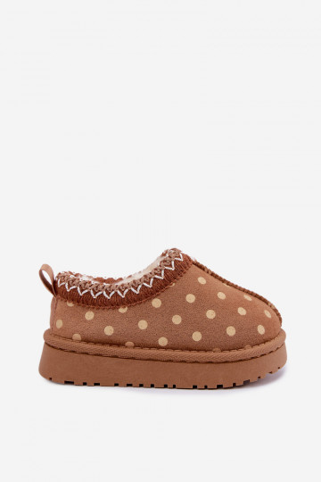 Bottes de neige pour enfants en marron Ysmerine 2