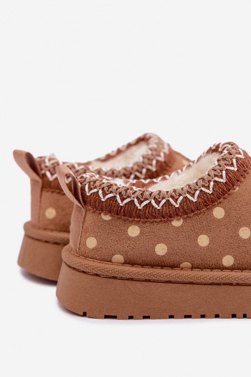Bottes de neige pour enfants en marron Ysmerine