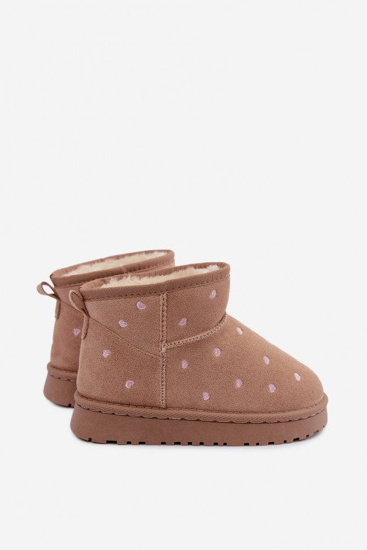 Bottes de neige pour enfants avec cœurs en sable Gracina