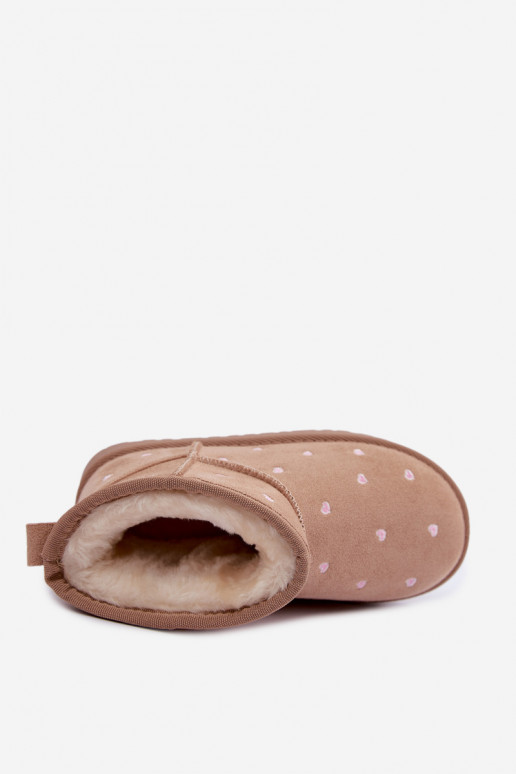 Bottes de neige pour enfants avec cœurs en sable Gracina