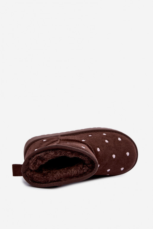 Bottes de neige pour enfants avec cœurs en chocolat Gracina