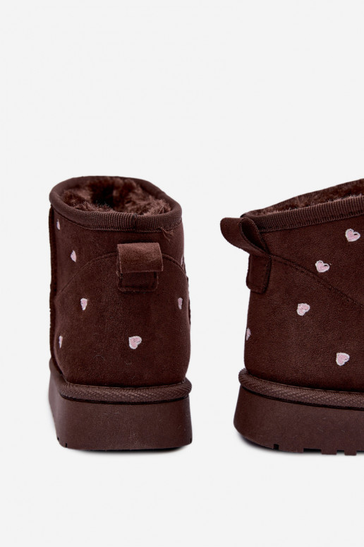 Bottes de neige pour enfants avec cœurs en chocolat Gracina