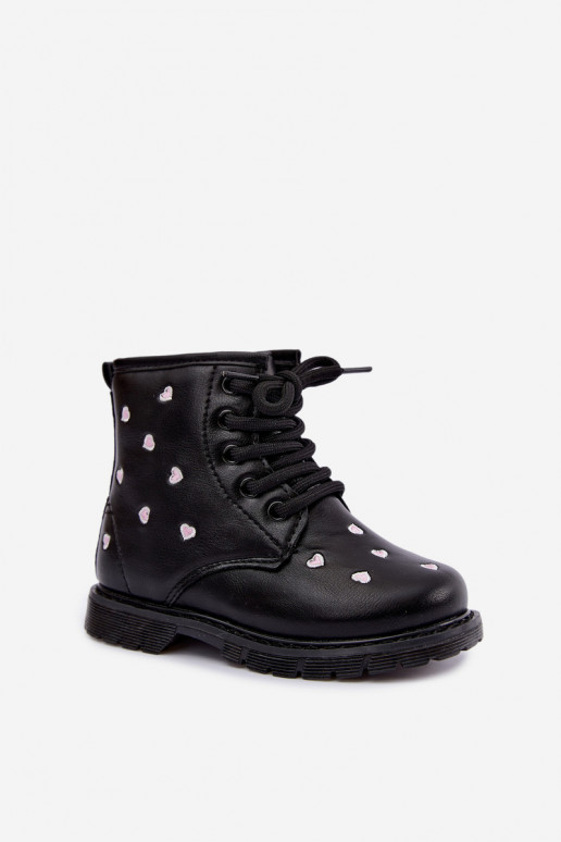 Bottes chaudes pour enfants avec des cœurs Selmora