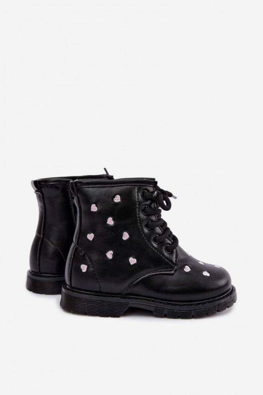 Bottes chaudes pour enfants avec des cœurs Selmora
