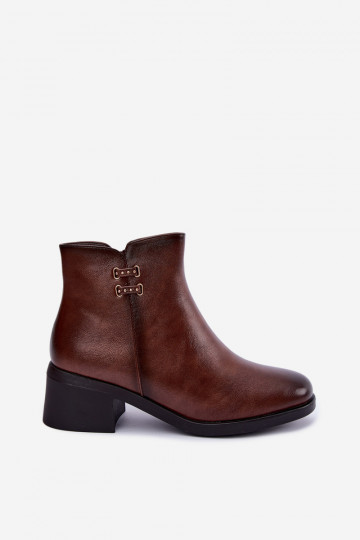 Klocke warme Damenstiefel braun Delmira 2