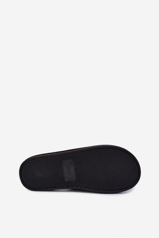 heren huisslippers in bruin Dervan