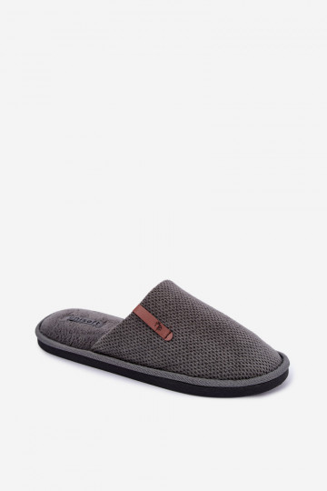 heren huisslippers in grijs Dervan