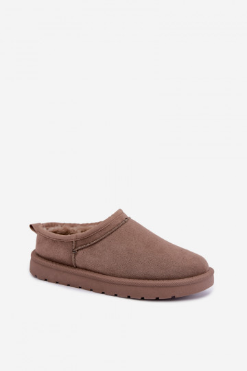niedrige Damen Schneestiefel in Sand Rosmina
