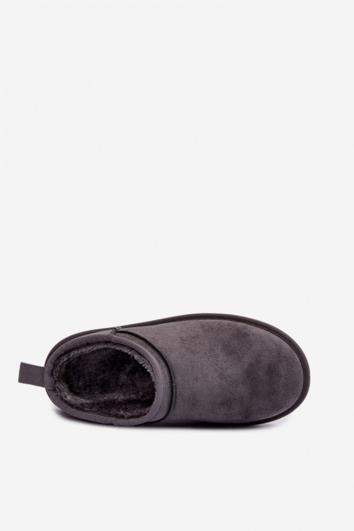 bottes de neige basses pour femmes en gris Rosmina