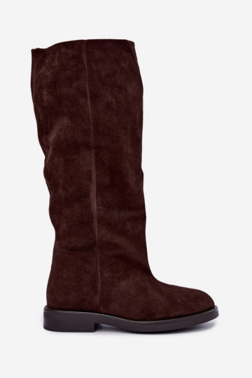 Bottes hautes à enfiler avec talons larges Pavellea 2