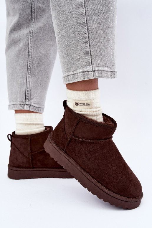 Bottes de neige pour femmes CzekoladoĮe Rosienne
