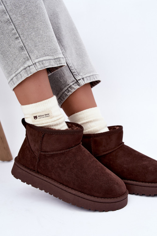 Bottes de neige pour femmes CzekoladoĮe Rosienne