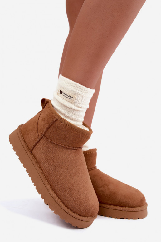 Bottes de neige pour femmes en marron Rosienne