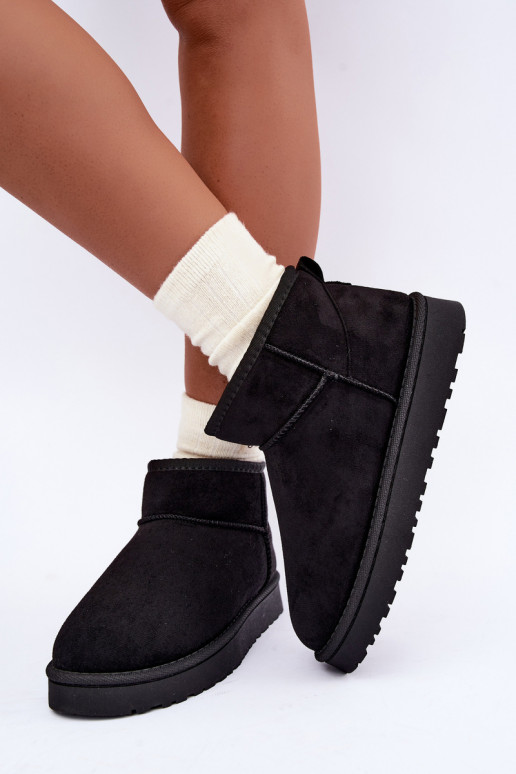Bottes de neige pour femmes en noir Rosienne