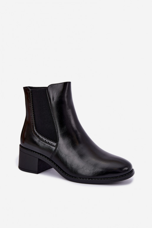 Bottines élégantes pour femmes en noir Dalmora