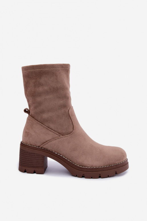 Bottines pour femmes en sable Meldrenelle