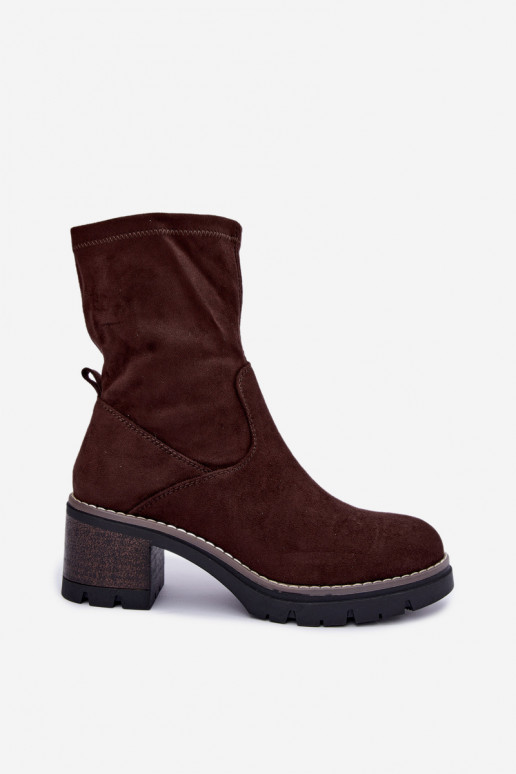 Damen Stiefeletten CzekoladoĮe Meldrenelle