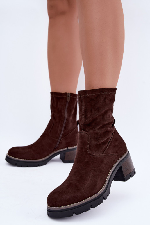 Damen Stiefeletten CzekoladoĮe Meldrenelle