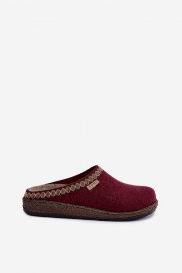 Chaussons femme Inblu NL000009 bordeaux 2