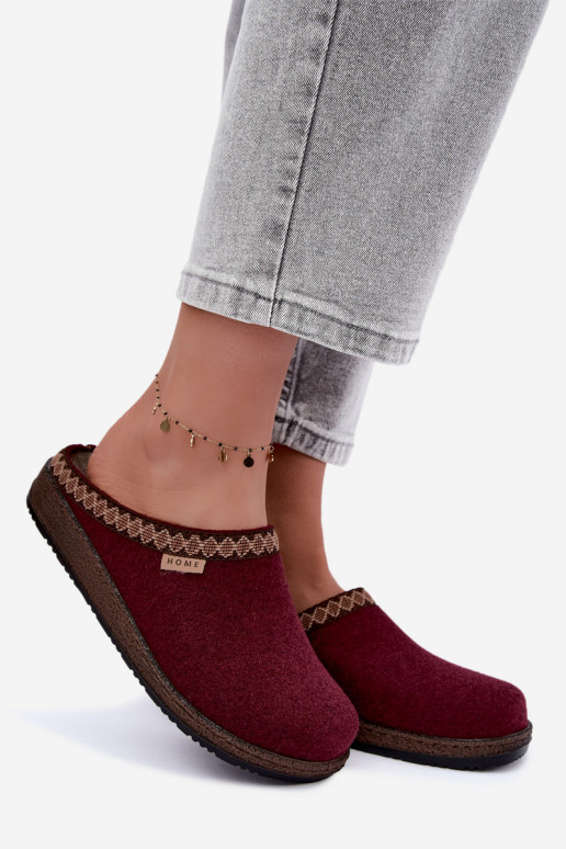 Dameslippers Inblu NL000009 bordeaux