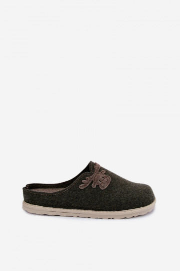 Dameslippers met herten Inblu CS000049 kaki 2