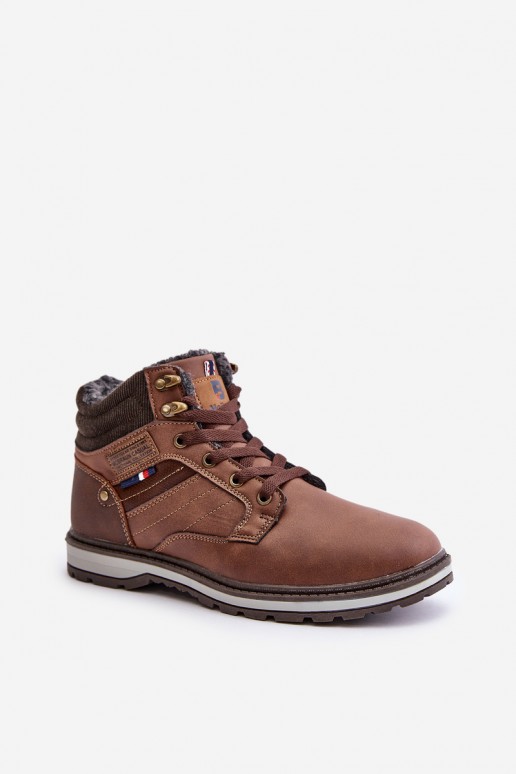 bottes isolées pour hommes en couleur marron McBraun