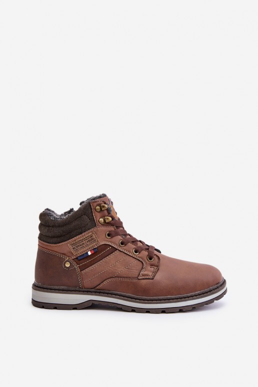 bottes isolées pour hommes en couleur marron McBraun