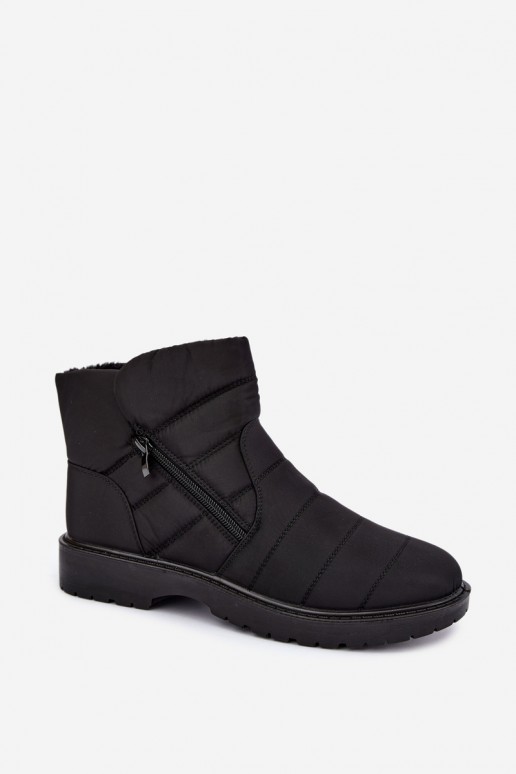 Herren Schneestiefel in schwarzer Farbe Tai turilric