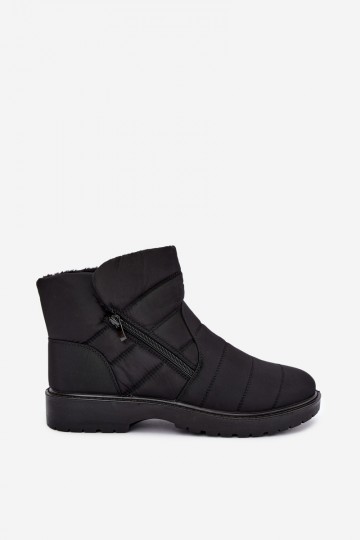bottes de neige pour hommes en couleur noire Tai turilric 2