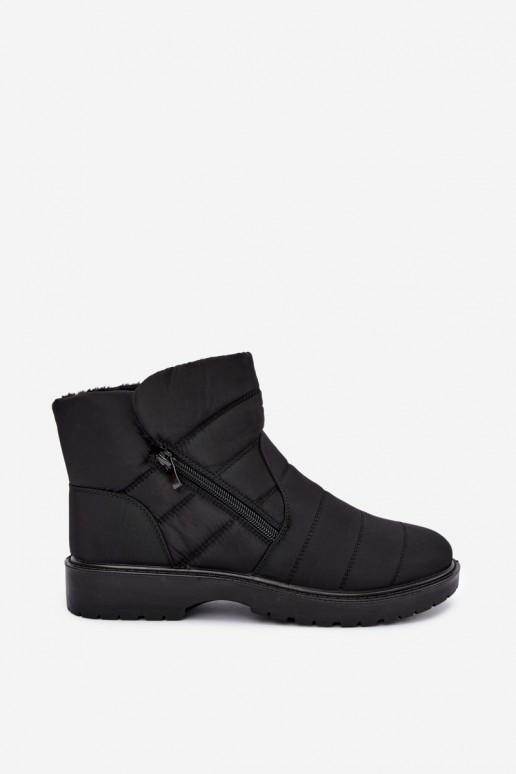 bottes de neige pour hommes en couleur noire Tai turilric