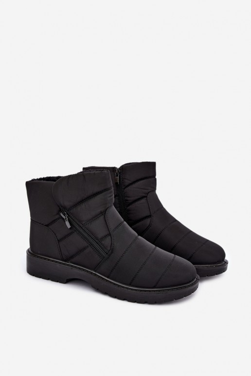 bottes de neige pour hommes en couleur noire Tai turilric