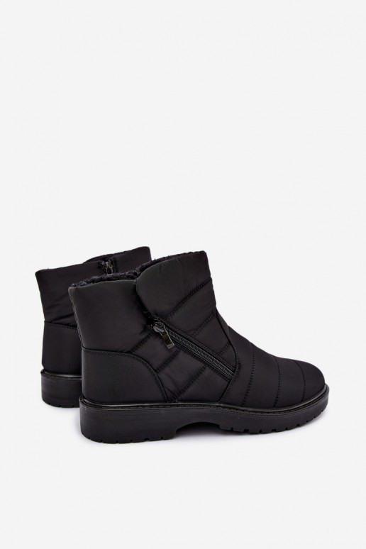 bottes de neige pour hommes en couleur noire Tai turilric