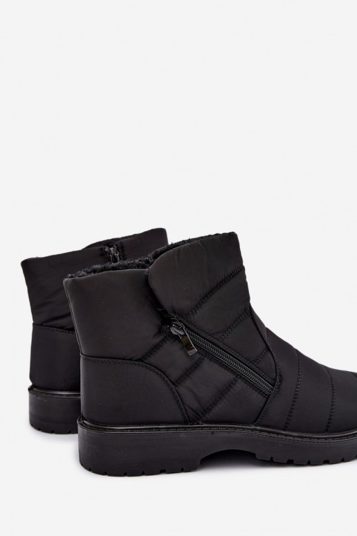 bottes de neige pour hommes en couleur noire Tai turilric