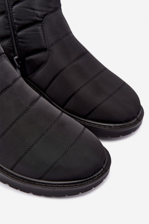 Herren Schneestiefel in schwarzer Farbe Tai turilric