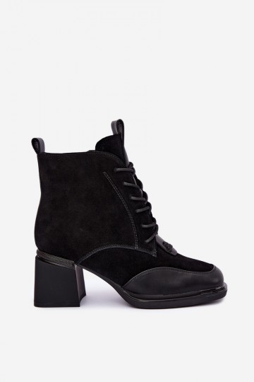 bottes chelsea isolées en daim synthétique Artiker 59C0116 couleur noire 2