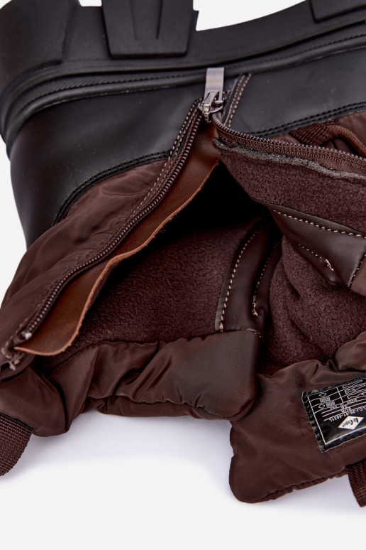 dames sneeuwlaarzen Lee Cooper LCJ-26-01-4631 in bruin