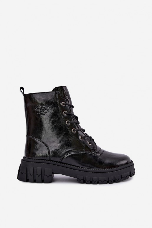 gefütterte Arbeitsstiefeletten Lee Cooper LCJ-26-16-4696 in schwarz