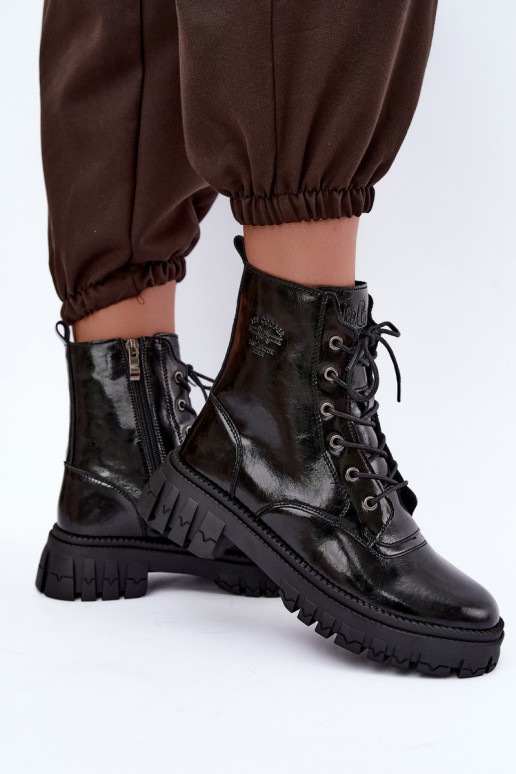 gefütterte Arbeitsstiefeletten Lee Cooper LCJ-26-16-4696 in schwarz