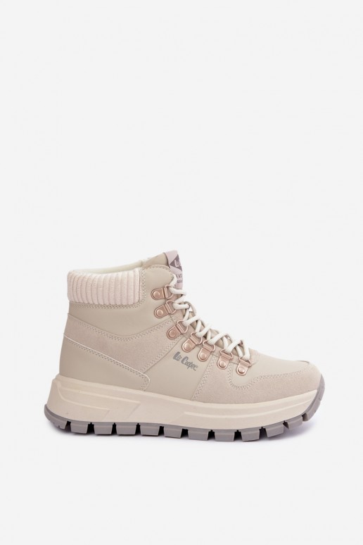 gefütterte Damenschuhe Lee Cooper LCJ-26-03-4525 in grau