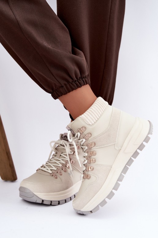 chaussures isolées pour femmes Lee Cooper LCJ-26-03-4525 couleur grise