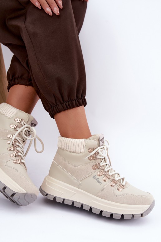 geïsoleerde damesschoenen Lee Cooper LCJ-26-03-4525 in grijs