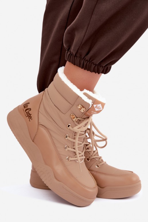 veterschoenen voor de sneeuw Lee Cooper LCJ-44-4565 in bruin