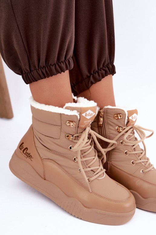 veterschoenen voor de sneeuw Lee Cooper LCJ-44-4565 in bruin