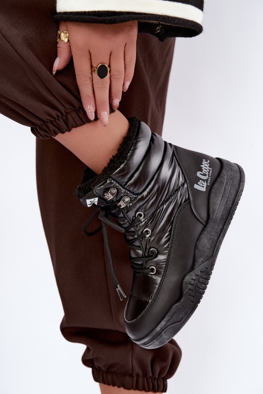 Schnürschuhe für den Schnee Lee Cooper LCJ-44-4562 in schwarz