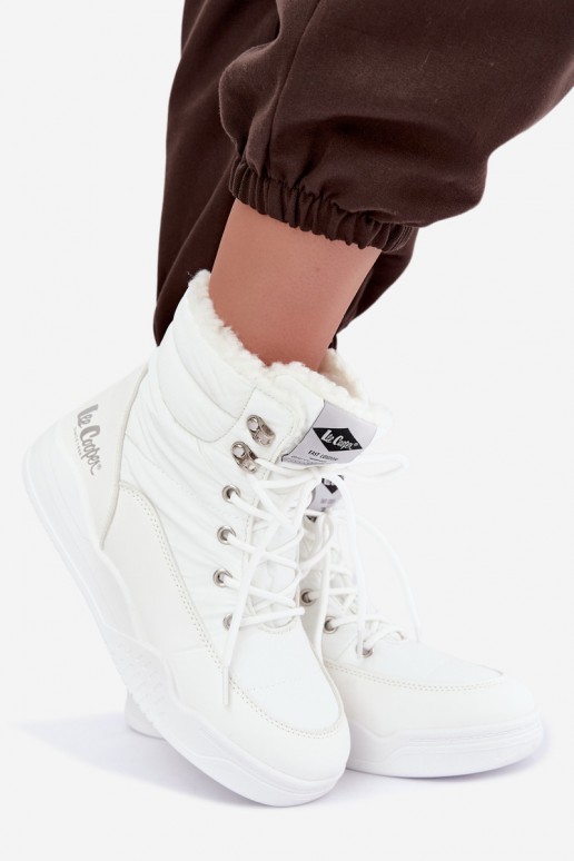 veterschoenen voor de sneeuw Lee Cooper LCJ-44-4563 in wit