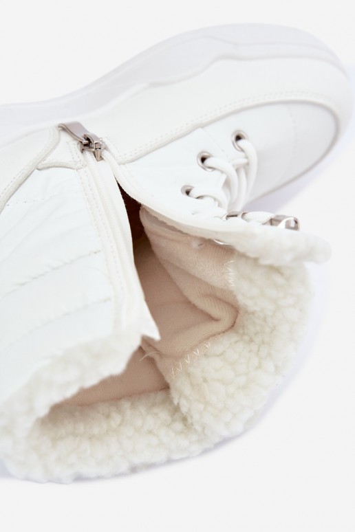 veterschoenen voor de sneeuw Lee Cooper LCJ-44-4563 in wit